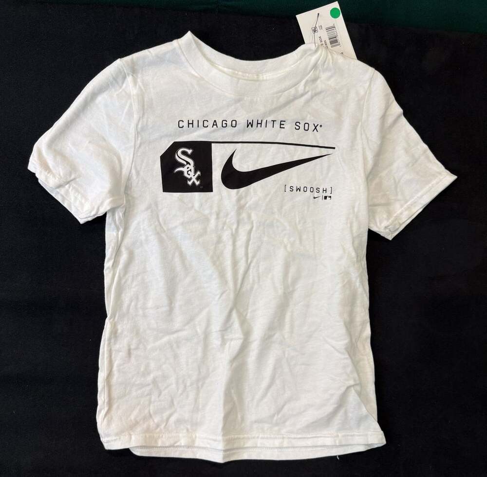 Nike Chicago White Sox T-Shirt Size Youth L White MLB